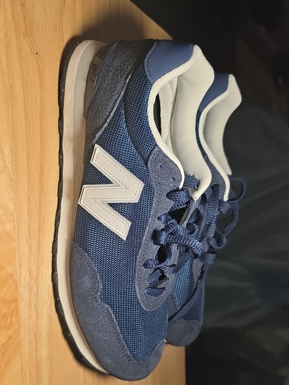 New Balance Men's Blue and White Retro Runner Sneakers